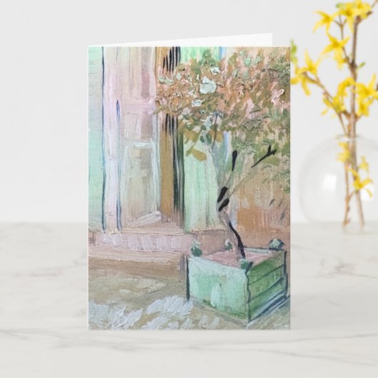 Van Gogh Painting Dank u Kaart (Gele Bloem)