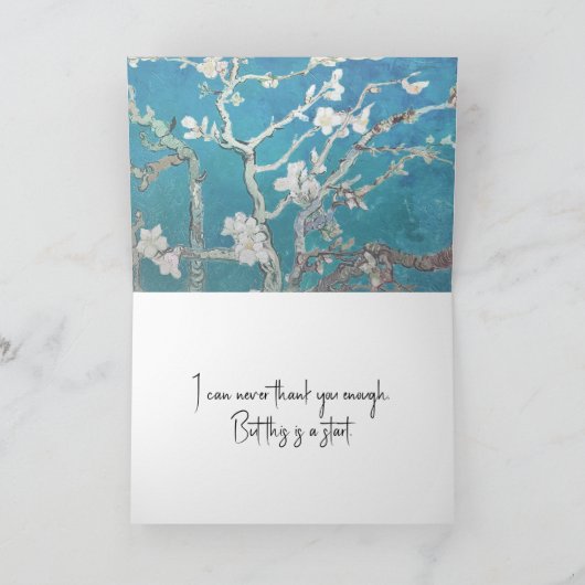 Van Gogh Painting Dank u Kaart (Binnen)