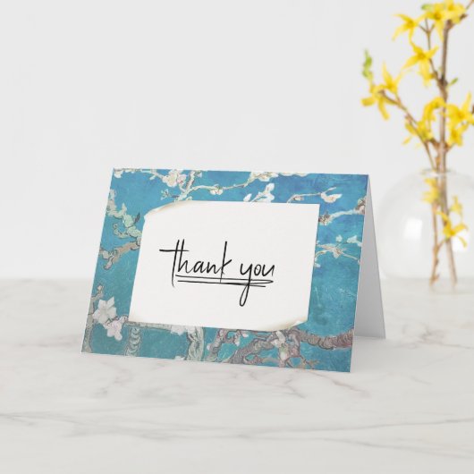 Van Gogh Painting Dank u Kaart (Gele Bloem)