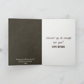 Van Gogh Painting for Birthday Humor Kaart (Binnen)