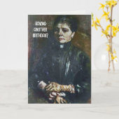 Van Gogh Painting for Birthday Humor Kaart (Gele Bloem)