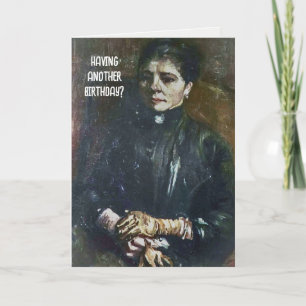Van Gogh Painting for Birthday Humor Kaart
