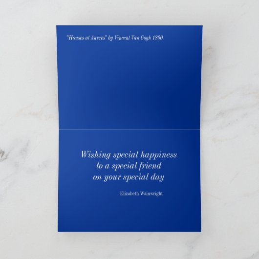 Van Gogh Painting Kaart (Binnen)