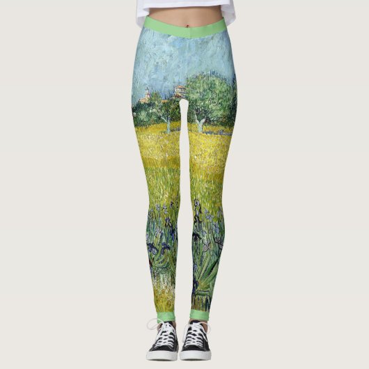Van Gogh Painting Leggings (Voorkant)
