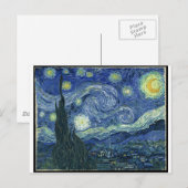 Van Gogh Paintings: Sterrennacht Van Gogh Briefkaart (Voorkant / Achterkant)