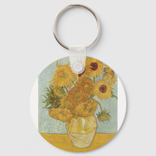Van Gogh Paintings: Van Gogh Sunflowers Sleutelhanger