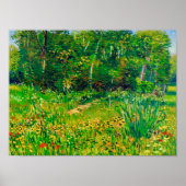 Van Gogh Park at Asnières in Spring Poster (Voorkant)