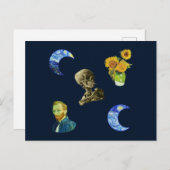 Van Gogh patroon Briefkaart (Voorkant / Achterkant)