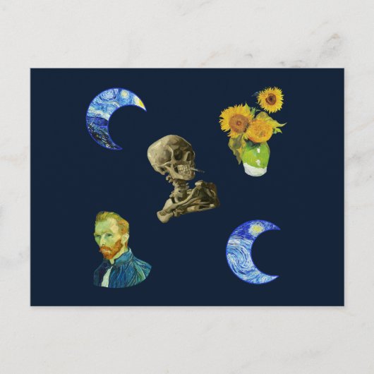 Van Gogh patroon Briefkaart (Voorkant)