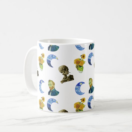 Van Gogh patroon Koffiemok (Voorkant links)