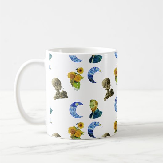 Van Gogh patroon Koffiemok (Links)