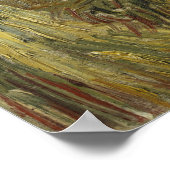 Van Gogh - Peasant Woman Binding Sheaves Poster (Hoek)