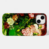 Van Gogh Peonies en Rozen Case-Mate iPhone Case (Achterkant (horizontaal))