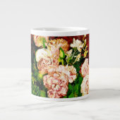 Van Gogh Peonies en Rozen Grote Koffiekop (Voorkant)