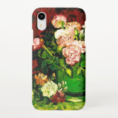 Van Gogh Peonies en Rozen iPhone Hoesje (Achterkant)