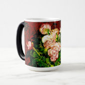 Van Gogh Peonies en Rozen Magische Mok (Voorkant links)