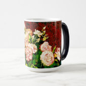 Van Gogh Peonies en Rozen Magische Mok (Voorkant rechts)