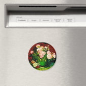 Van Gogh Peonies en Rozen Magneet (Insitu (Vaatwasser))