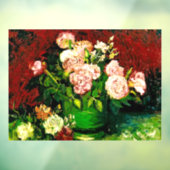 Van Gogh Peonies en Rozen Raamsticker (Vel 3)