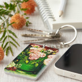Van Gogh Peonies en Rozen Sleutelhanger (Voorkant Rechts)