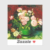 Van Gogh Peonies en Rozen Sticker (Vel)