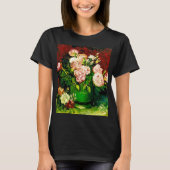 Van Gogh Peonies en Rozen T-shirt (Voorkant)