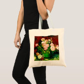 Van Gogh Peonies en Rozen Tote Bag (Voorkant (product))