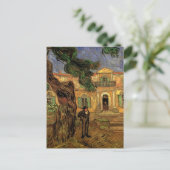 Van Gogh Pine Trees Figuur Garden St Paul Hospital Briefkaart (Staand voorkant)