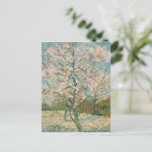 Van Gogh Pink Perzikboom in Bloesem (F404) Briefkaart (Staand voorkant)