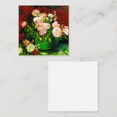 Van Gogh Pioenrozen en Rozen Informatiekaartje (Voorkant / Achterkant)