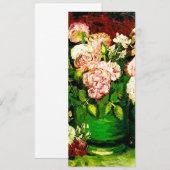 Van Gogh Pioenrozen en Rozen Kaart (Voorkant / Achterkant)