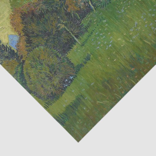 Van Gogh Poets Garden Painting Tissuepapier (Detail)