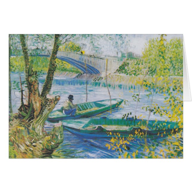 Van Gogh: Pont de Clichy (blanco binnenin) (Voorkant Horizontaal)