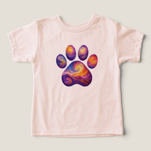 Van Gogh Poot Cute Hond (Design voorkant)