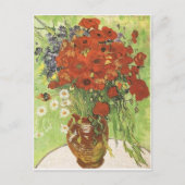 Van Gogh Poppies Briefkaart (Voorkant)