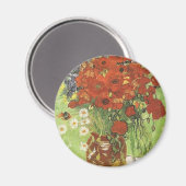 Van Gogh Poppies Magneet (Voorkant / Achterkant)