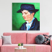 Van Gogh Portrait van Armand Roulin Canvas Afdruk (Insitu (Woonkamer))