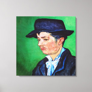 Van Gogh Portrait van Armand Roulin Canvas Afdruk