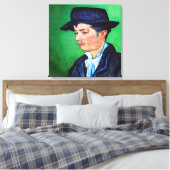 Van Gogh Portrait van Armand Roulin Canvas Afdruk (Insitu (Slaapkamer))