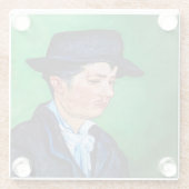 Van Gogh Portrait van Armand Roulin Glazen Onderzetter (Achterkant)