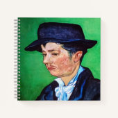 Van Gogh Portrait van Armand Roulin Notitieboek (Voorkant)