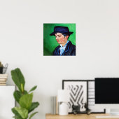 Van Gogh Portret van Armand Rouin Poster (Thuiskantoor)