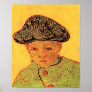 Van Gogh - Portret van Camille Roulin Poster
