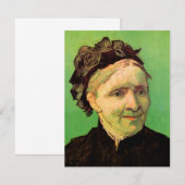 Van Gogh; Portret van de Moeder van de Kunstenaar, (Voorkant / Achterkant)