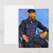 Van Gogh, Portret van de postbode Joseph Roulin (Voorkant / Achterkant)