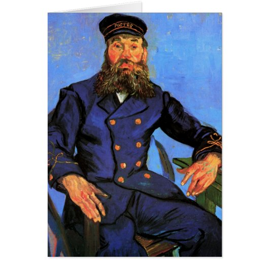 Van Gogh, Portret van de postbode Joseph Roulin (Voorkant)