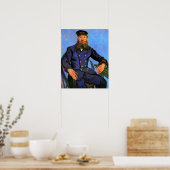 Van Gogh, Portret van de postbode Joseph Roulin Poster (Keuken)