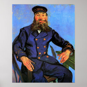 Van Gogh, Portret van de postbode Joseph Roulin Poster