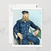 Van Gogh | Portret van de postman Joseph Roulin Briefkaart (Voorkant / Achterkant)