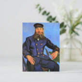 Van Gogh, portret van de postman Joseph Roulin Briefkaart (Staand voorkant)